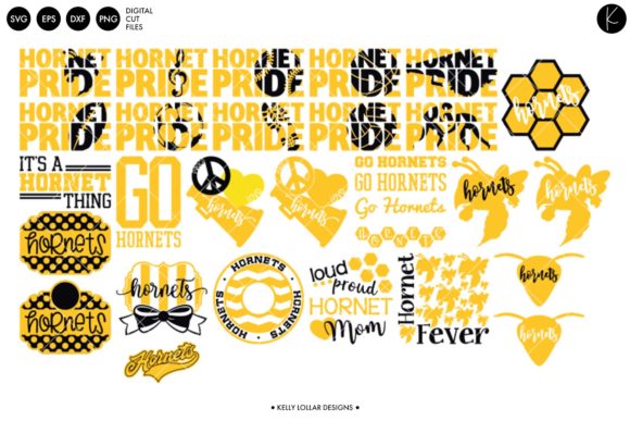 Download Hornets Mascot Bundle Yellow Black - Bundle Collection
