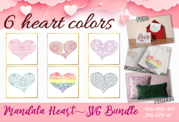 Download Mandala Heart Bundle - Bundle Collection