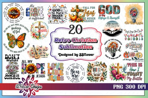 Download Retro Christian Sublimation Bundle - Bundle Collection