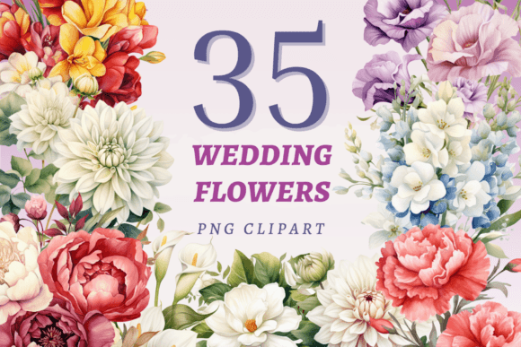 Download Wedding Flowers PNG Bundle - Bundle Collection