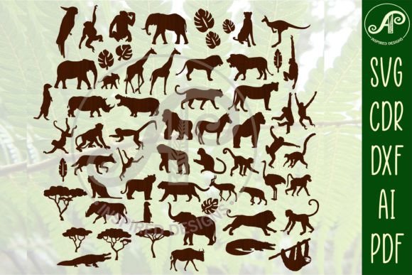 Download Safari Animals SVG Bundle 54 Designs - Bundle Collection