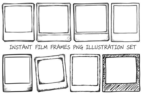 Download Instant Film Frames PNG Clipart Bundle - Bundle Collection