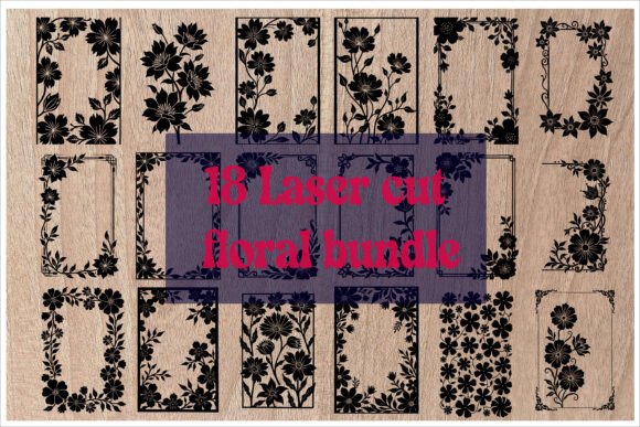 Download Laser Cut Floral Bundle - Bundle Collection