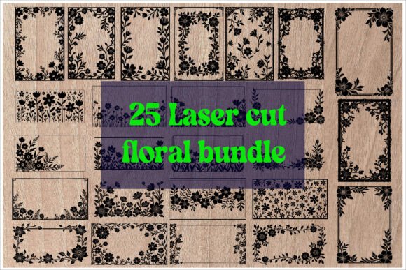 Download Laser Cut Floral Bundle - Bundle Collection