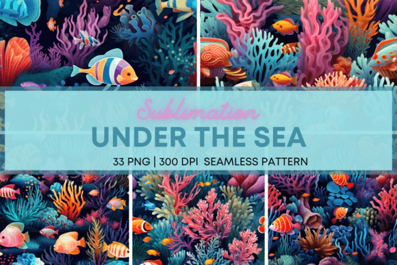 Download Under the Sea Sublimation Seamless - Premium Resources