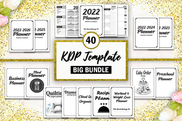 Download 40 KDP Interior Template Bundle - Bundle Collection