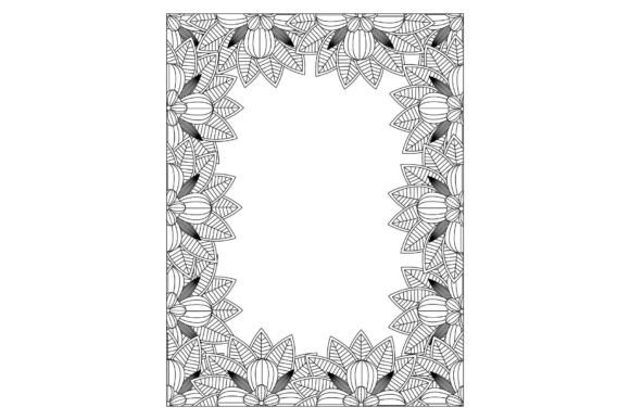 Download Floral Border Coloring Pages Bundle - Bundle Collection