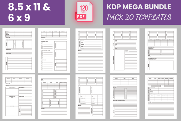 Download KDP Template Mega Bundle - Bundle Collection