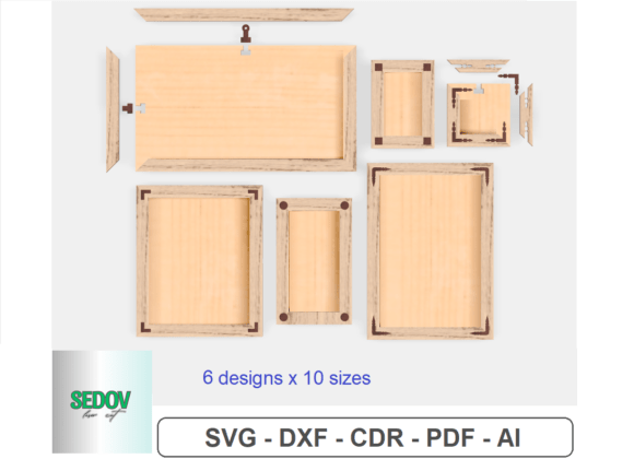 Download Photo Frame Bundle Laser Cut Files - Bundle Collection
