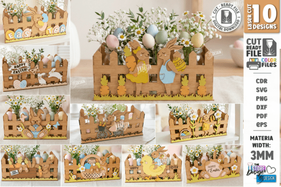 Download Easter Decor Laser Cut Bundle | Basket - Bundle Collection