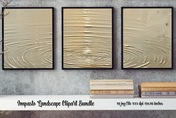 Download Impasto Landscape Clipart Bundle - Bundle Collection